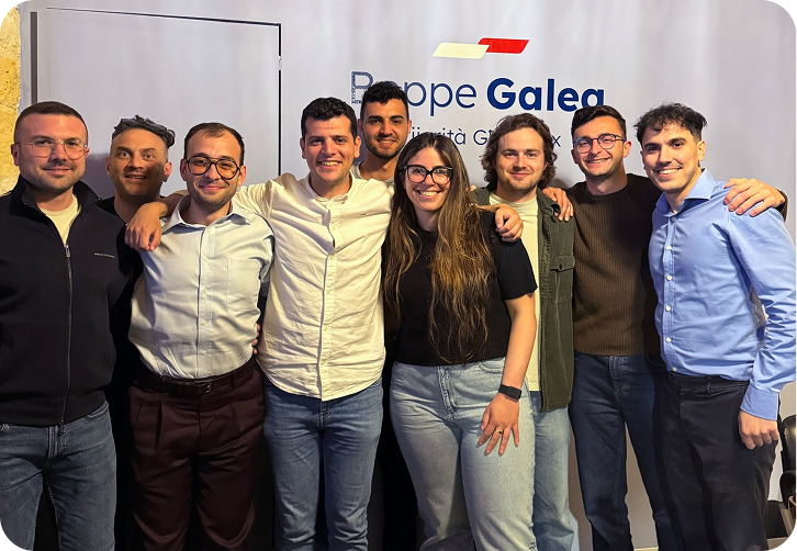 Beppe Galea with his campaign team